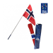 Telescopic flag